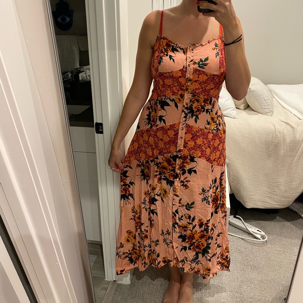 Free People Patchwork Maxi